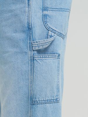 Men's Relaxed Straight Button Fly Bib Overall