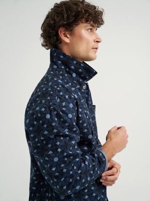 Men's Geo Snap Front Denim Jacket | New Arrivals | Lee®
