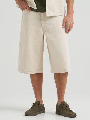 Men's Loose Jacquard Drawstring Jort