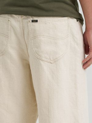 Men's Loose Jacquard Drawstring Jort