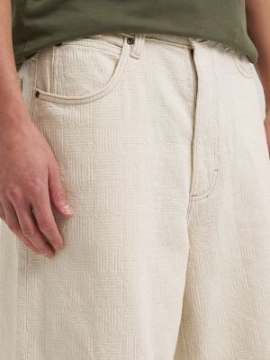 Men's Loose Jacquard Drawstring Jort