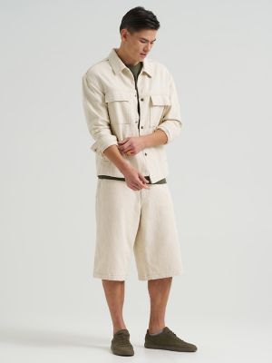 Men's Loose Jacquard Drawstring Jort
