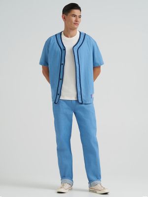Men's Lee 101 Oversized Button Down Baseball Shirt