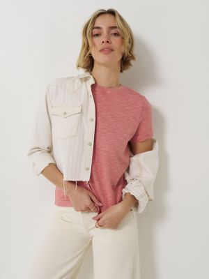 Women's Solid Crew Neck Tee in Mallory