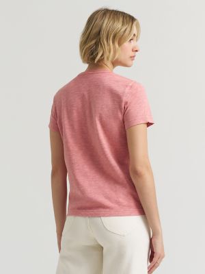 Women's Solid Crew Neck Tee in Mallory