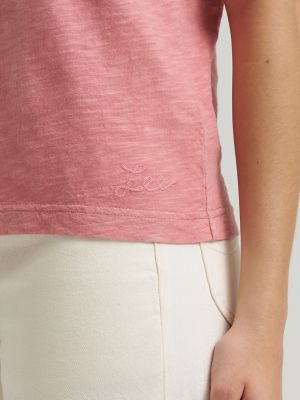 Women's Solid Crew Neck Tee in Mallory
