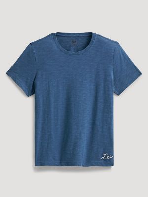 Women's Solid Crew Neck Tee from Lee - $24.99