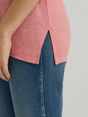Women's Solid Scoop Neck Linen Tank Top in Mallory alternative view 4