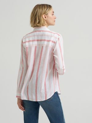 Women's All Purpose Print Button Down Shirt
