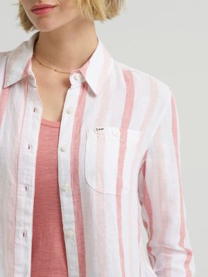 Women's All Purpose Print Button Down Shirt