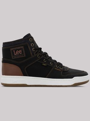 Mens Daybreaker High Top Sneaker:Black/Tan:105:M alternative view