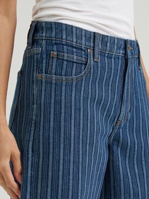 Womens Long Denim Short:Sonic Speed:32 alternative view 6