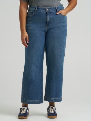 Women's Legendary Wide Leg Crop Jean (Plus) in Manifested