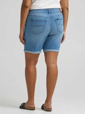 Women's Legendary Relaxed Denim Bermuda (Plus)