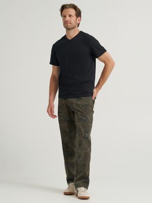 Men's V-Neck Tee in Black