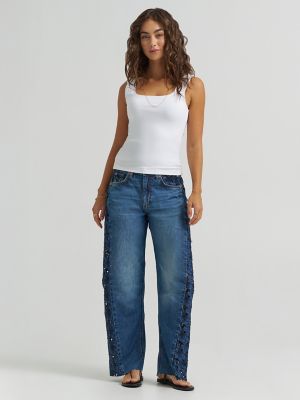 Women's Solid Square Neck Tank Top