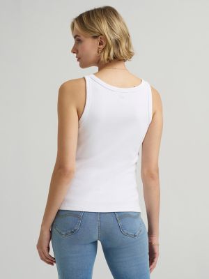 Women's Solid Ribbed Tank Top