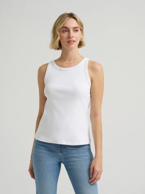 Women's Solid Ribbed Tank Top
