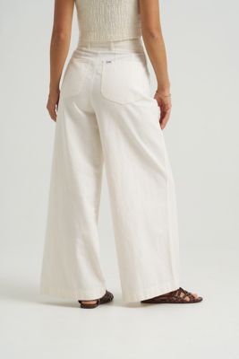 Women's High Rise Pleated Linen Trouser Pant