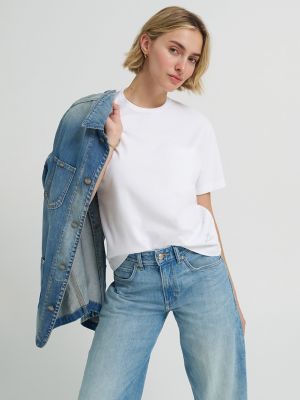 Women's Solid Crew Neck Tee
