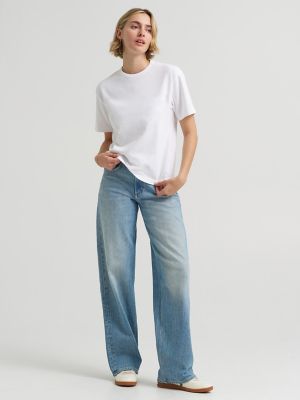 Women's Solid Crew Neck Tee