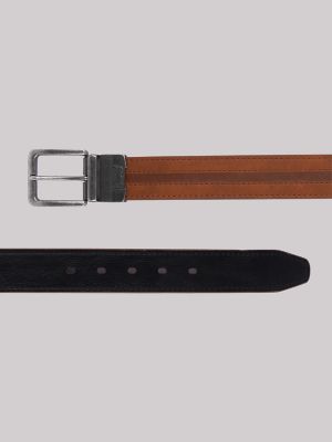 Men's Embossed Center Reversible Belt