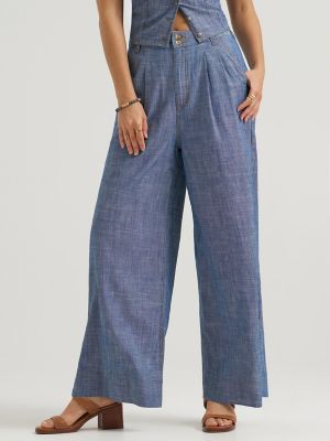 Women's Loose Pleated Trouser Pant