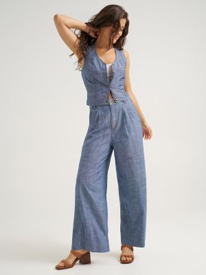 Women's Loose Pleated Trouser Pant