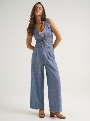 Women's Loose Pleated Trouser Pant