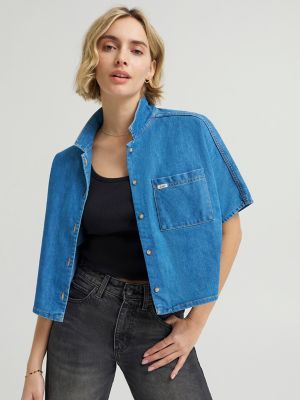 Women's Crop Resort Shirt