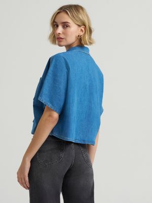 Women's Crop Resort Shirt