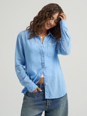 Women's All Purpose Linen Button Down Shirt