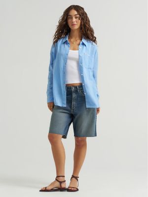 Women's All Purpose Linen Button Down Shirt