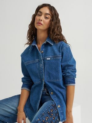 Women's Utility Overshirt in Sticking Point