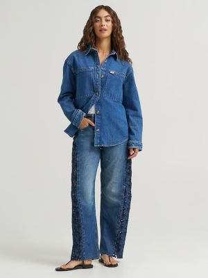 Women's Utility Overshirt in Sticking Point