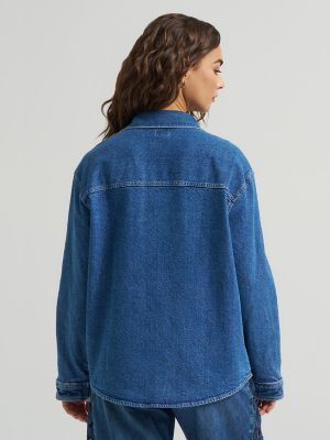 Women's Utility Overshirt in Sticking Point