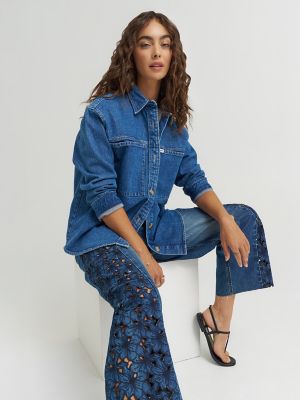 Women's Utility Overshirt in Sticking Point
