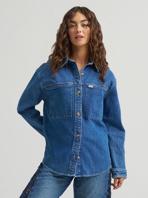 Women's Utility Overshirt in Sticking Point