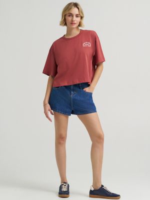 Women's Boxy Fit Crafted With Pride Graphic Tee