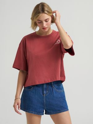 Women's Boxy Fit Crafted With Pride Graphic Tee