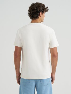 Men's Pennant Logo Tee in Natural alternative view 3