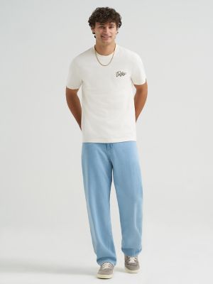 Men's Pennant Logo Tee in Natural alternative view 5