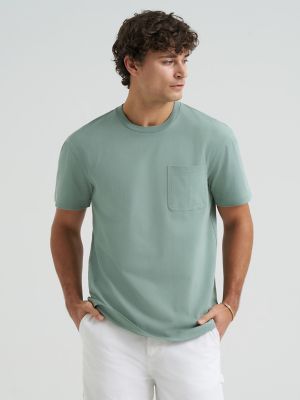 Men's Relaxed Fit Heavyweight Pocket Tee | New Arrivals | Lee®