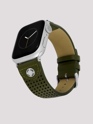 Perforated Vegan Leather Universal Watchband