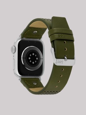 Perforated Vegan Leather Universal Watchband