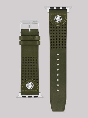 Perforated Vegan Leather Universal Watchband
