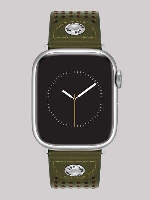 Perforated Vegan Leather Universal Watchband