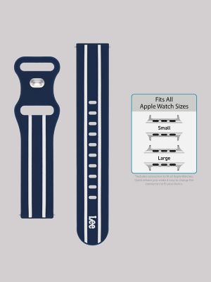 Stripe Silicone Universal Watchband