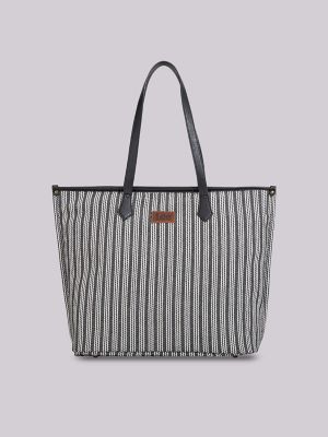 Women's Stripe Logo Tote