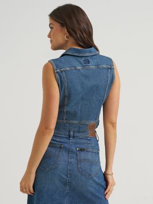 Women's Crop Rider&trade; Denim Vest